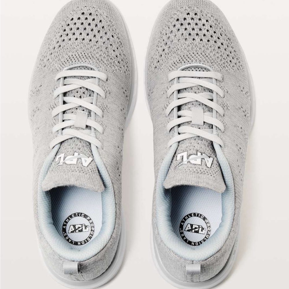 APL TechLoom Pro Knit Sneakers in Light Gray